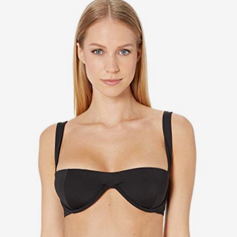 Onia x Weworewhat Black Sorrento Top XS